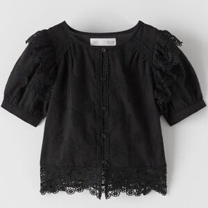 Zara black blouse